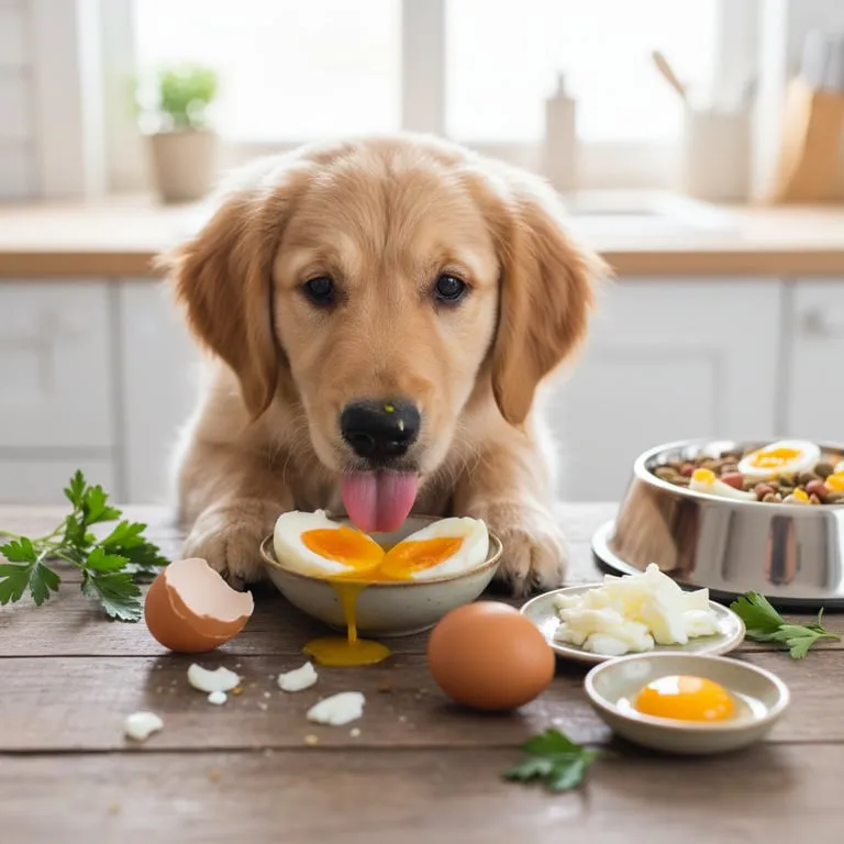 강아지 계란 노른자 흰자 급여 효능과 주의점, 삶은 달걀 vs 날달걀 살모넬라균 위험과 알레르기 반응 체크